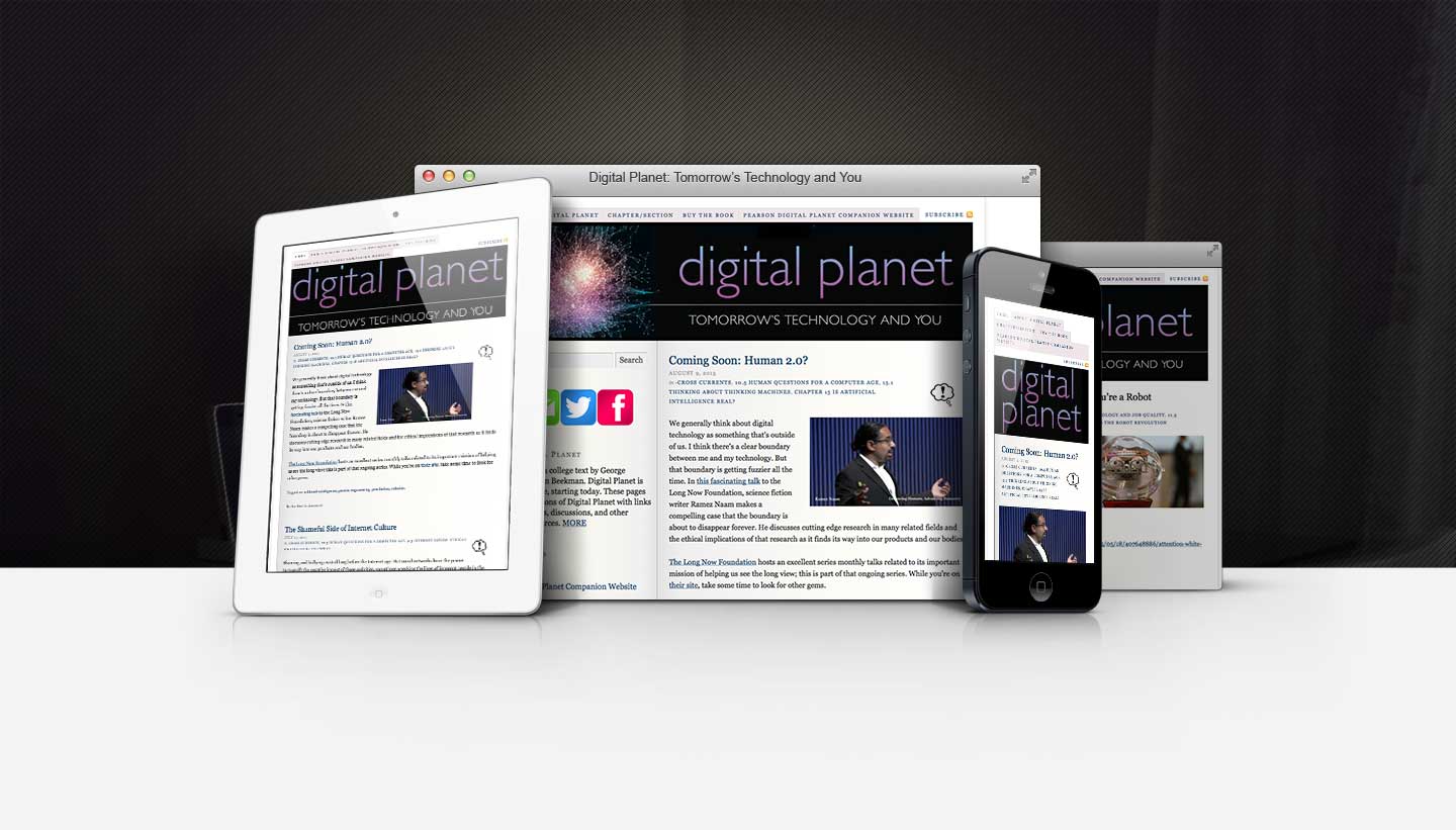 Digital Planet Responsive Showcase