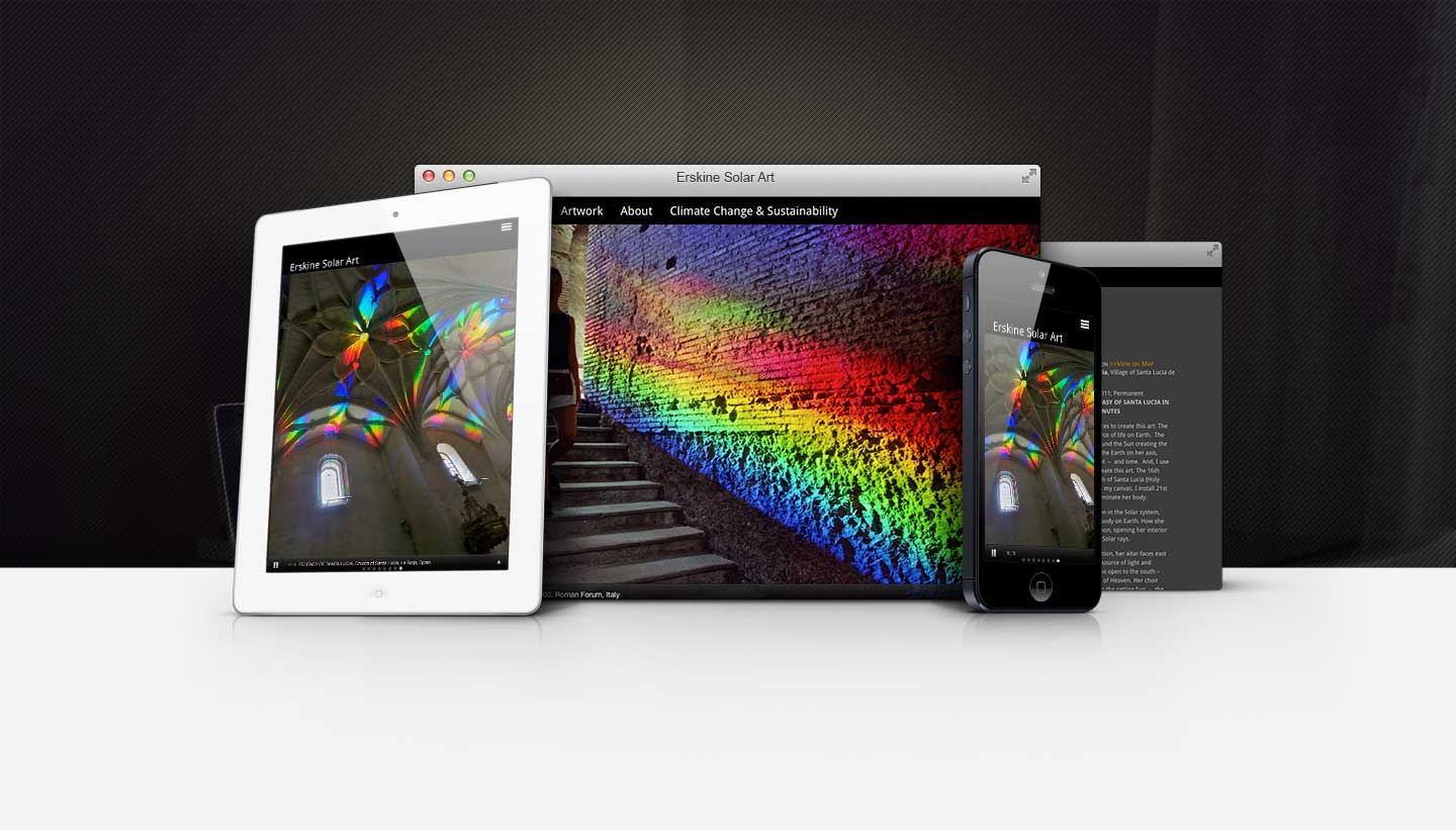 Erskine Solar Art Responsive Showcase