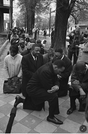 Martin Luther King Jr. Taking a Knee
